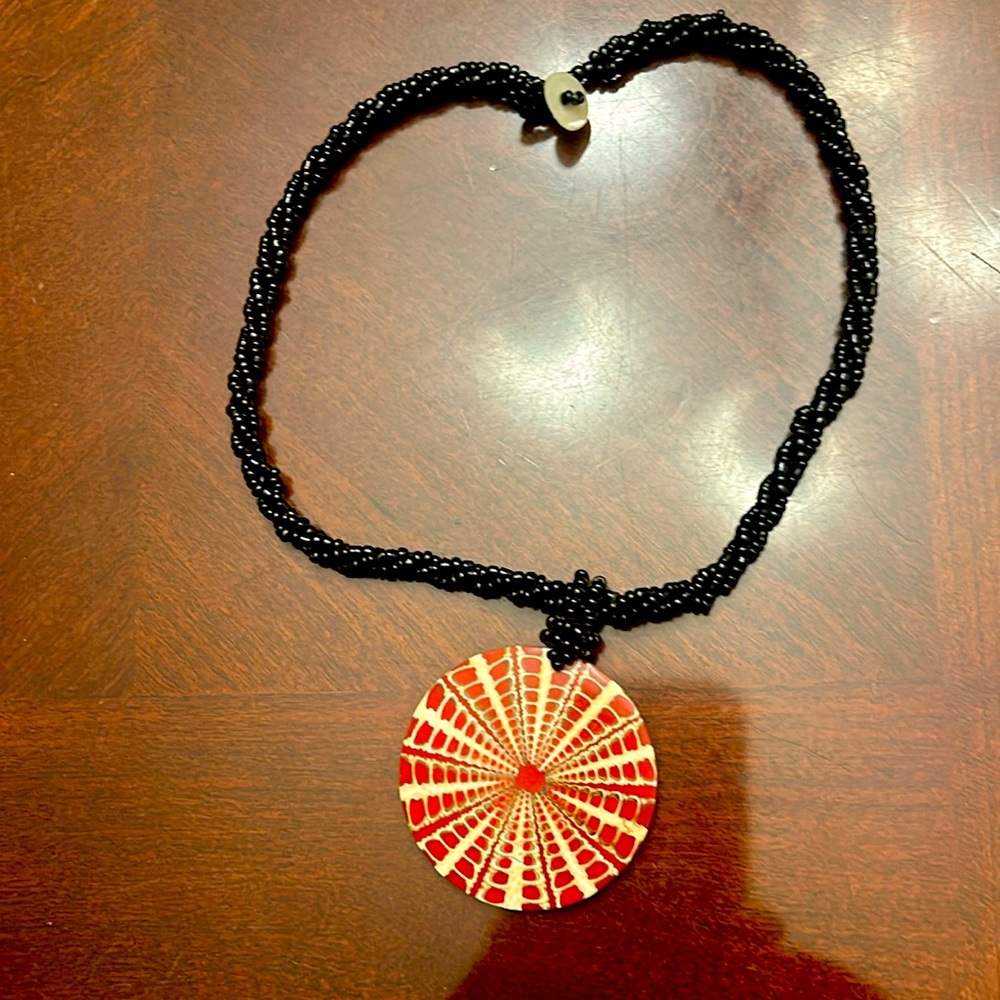Vintage Seed bead and shell necklace